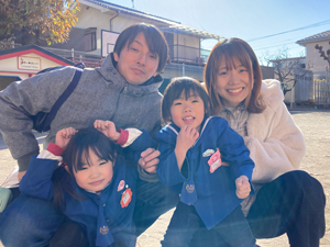 名前：谷合　まあやさん　（平成１２年度　卒園）